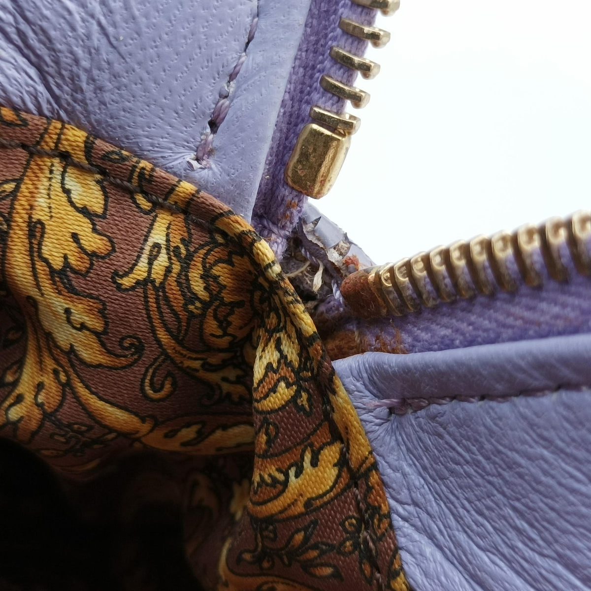 Medusa Demetra Vanitas Satchel Purple Leather メデューサ デメテル バニティ サッチェル パープル レザー