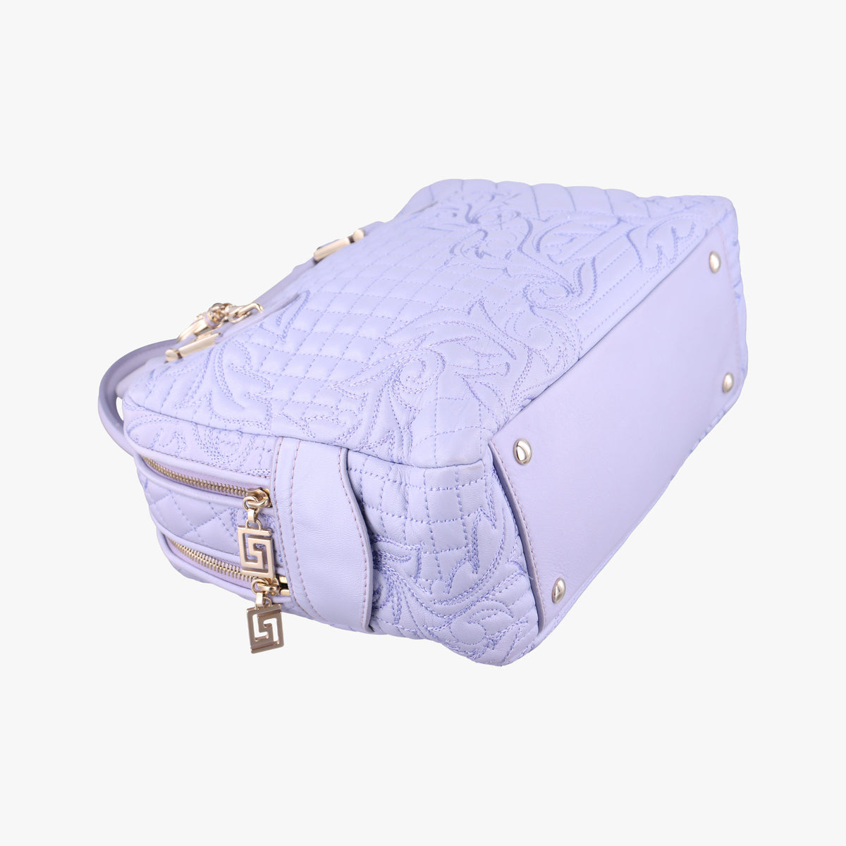Medusa Demetra Vanitas Satchel Purple Leather メデューサ デメテル バニティ サッチェル パープル レザー