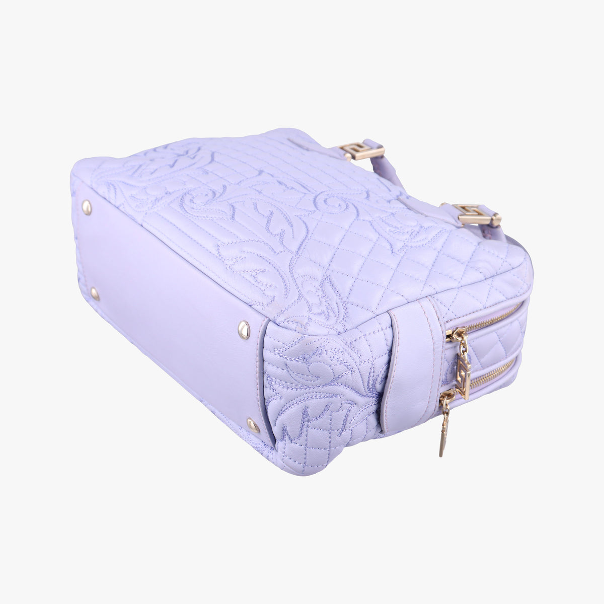 Medusa Demetra Vanitas Satchel Purple Leather メデューサ デメテル バニティ サッチェル パープル レザー