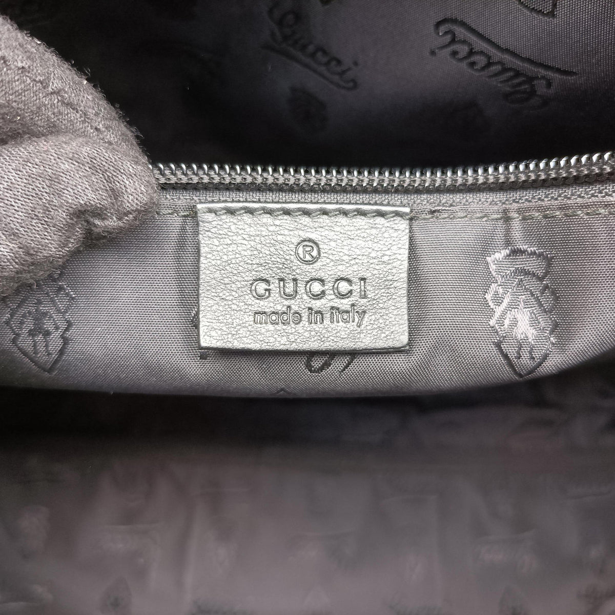 Guccissima Black Leather 208463 G013598747グッチシマ ブラック レザー 208463 G013598747