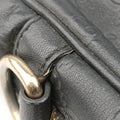 Guccissima Black Leather 208463 G013598747グッチシマ ブラック レザー 208463 G013598747