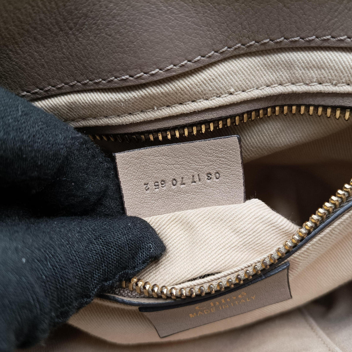 FAYE mini Grey Suede × leather 03 17 70 65 2フェイ ミニ グレー スエード×レザー 03 17 70 65 2