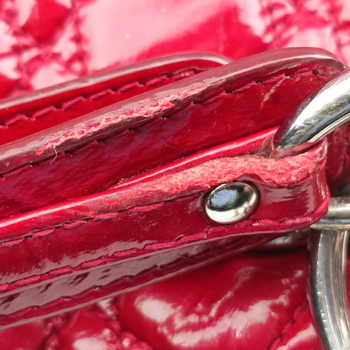 Dior Soft Red patent 04-RU-1101ディオールソフト レッド パテント 04-RU-1101