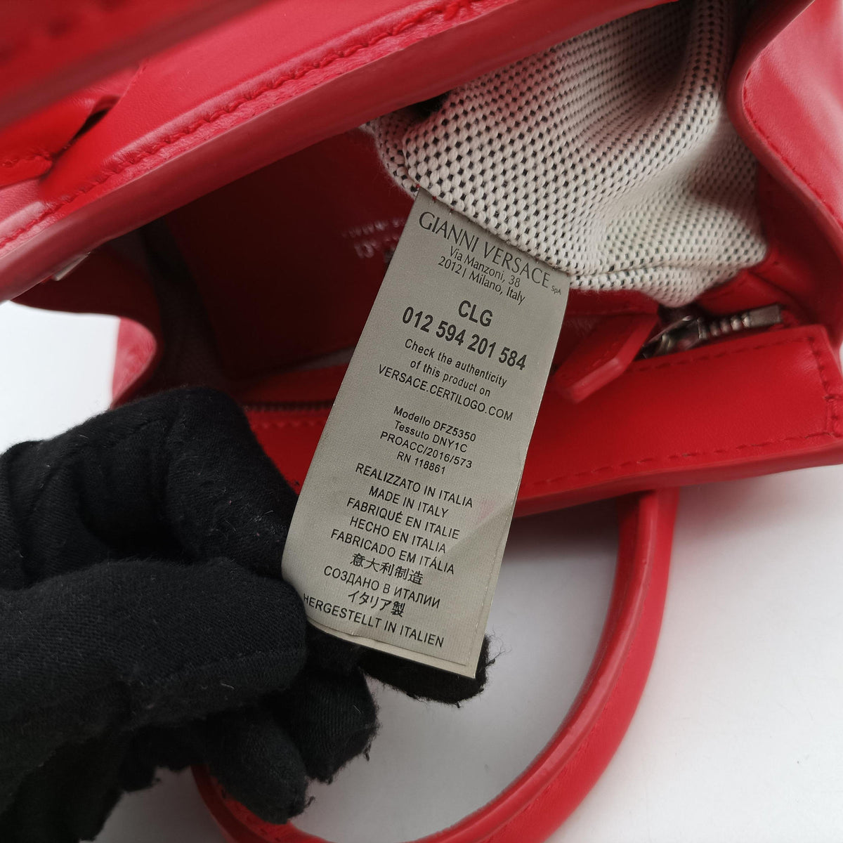 Medusa Red Leather CLG 012594201584メデューサ レッド レザー CLG 012594201584
