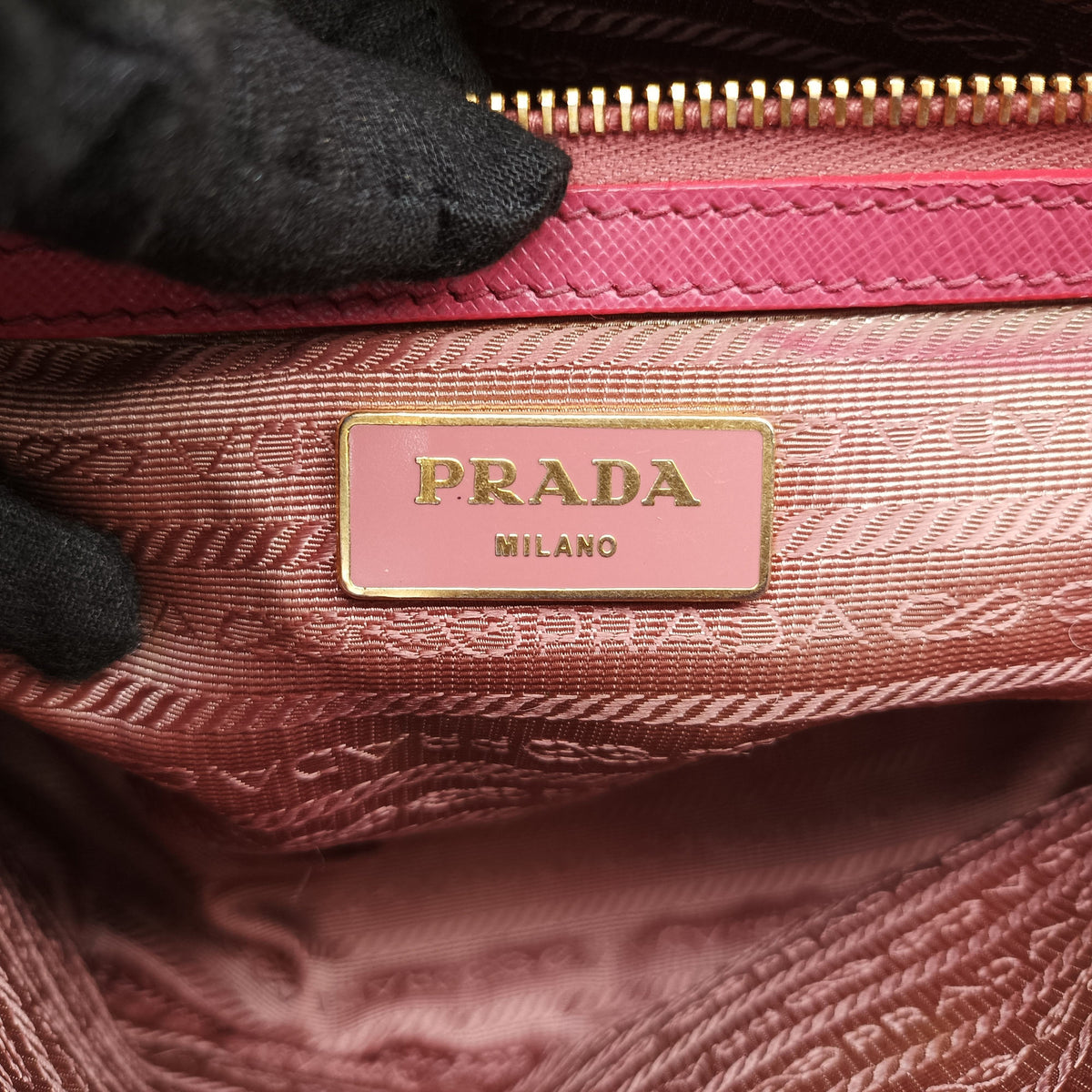 Galleria Pink SAFFIANO Leather BN1786 25ガレリア ピンク サフィアーノレザー BN1786 25