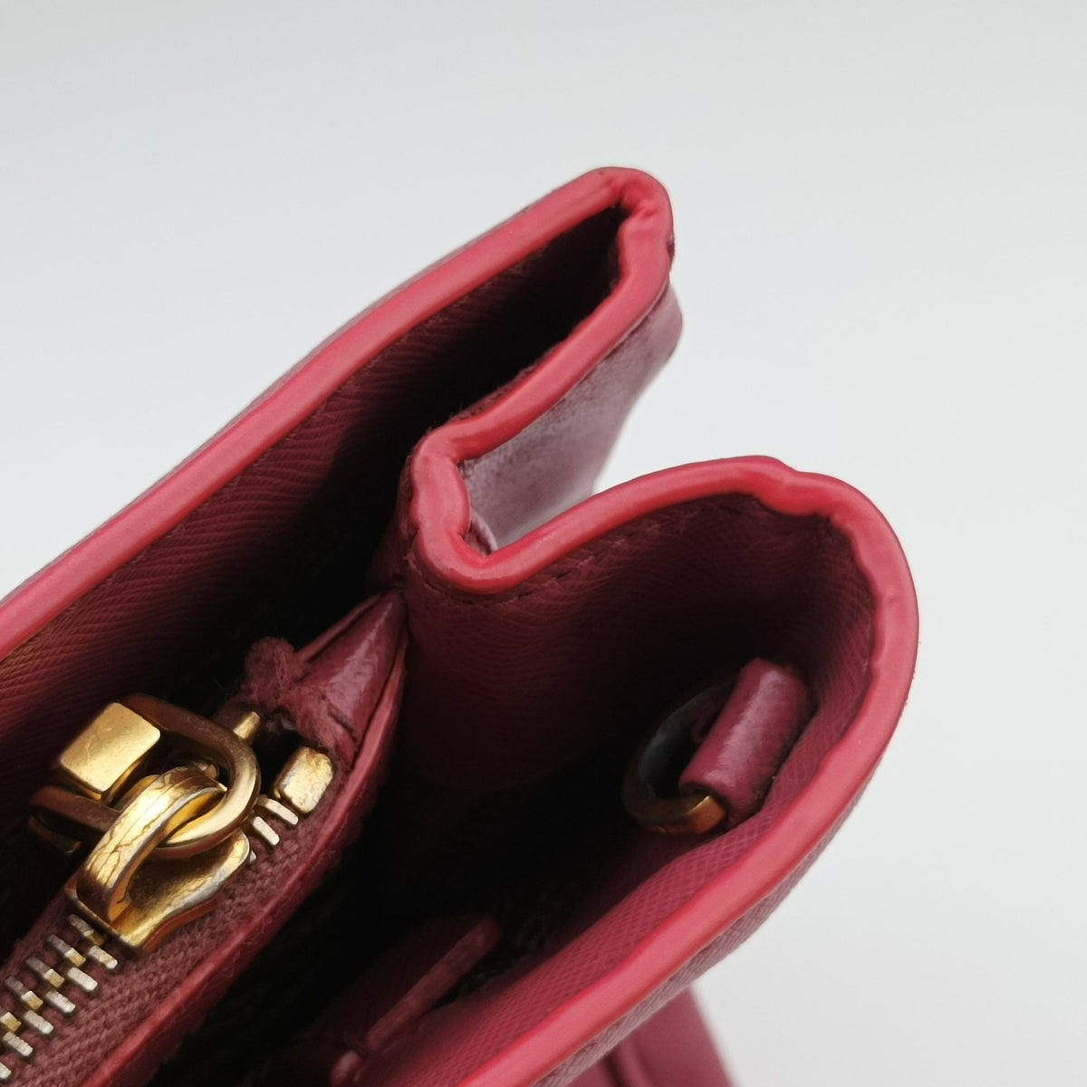 Galleria Pink SAFFIANO Leather BN1786 25ガレリア ピンク サフィアーノレザー BN1786 25