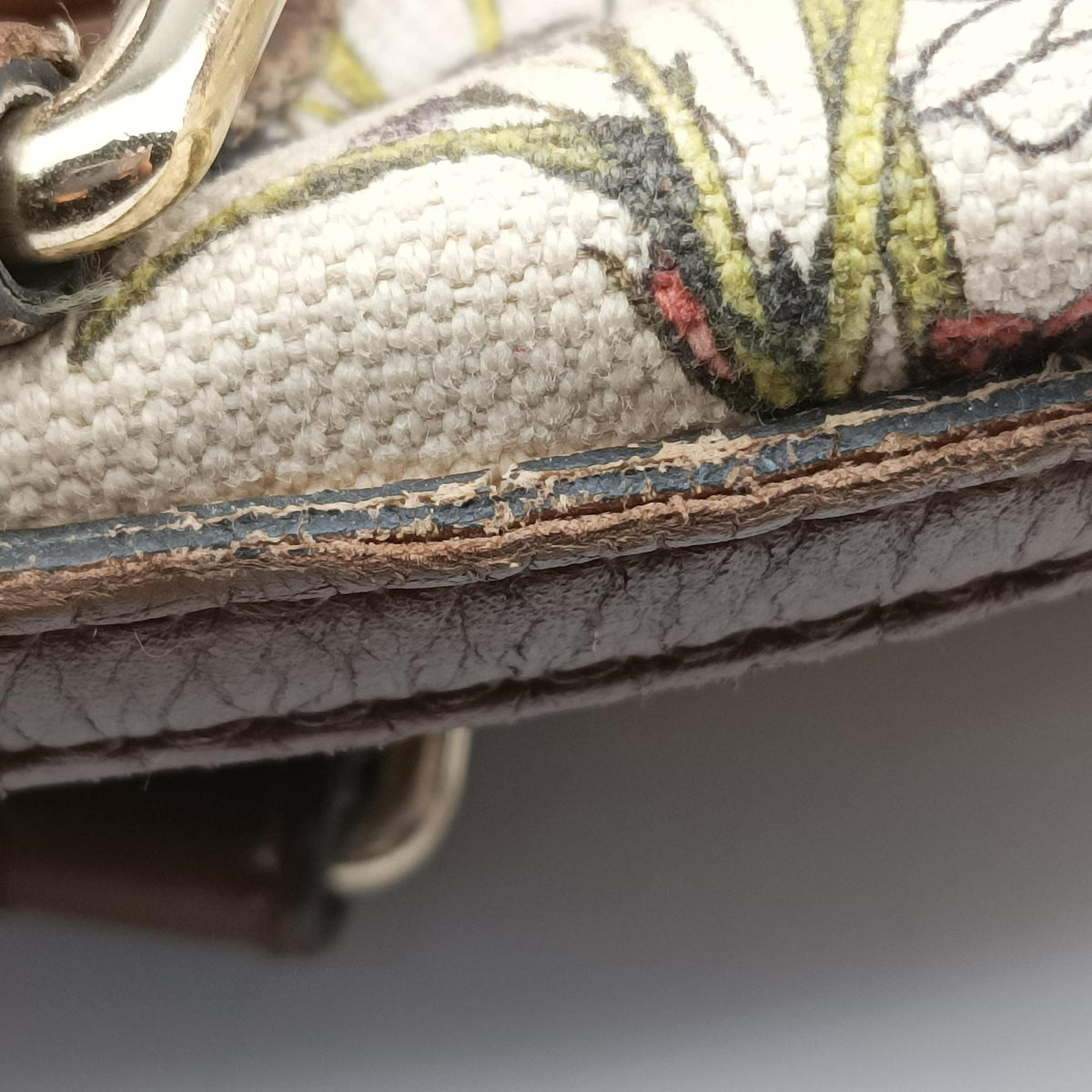 flora print Multicolour canvas×leather 247205 B013135401フローラプリント マルチカラー キャンバス×レザー 247205 B013135401