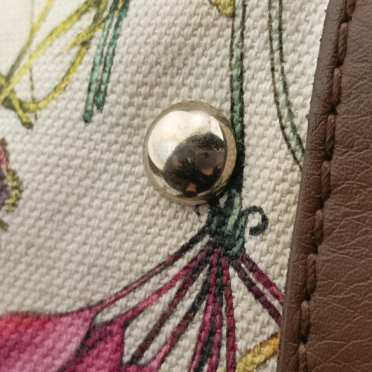 flora print Multicolour canvas×leather 247205 B013135401フローラプリント マルチカラー キャンバス×レザー 247205 B013135401