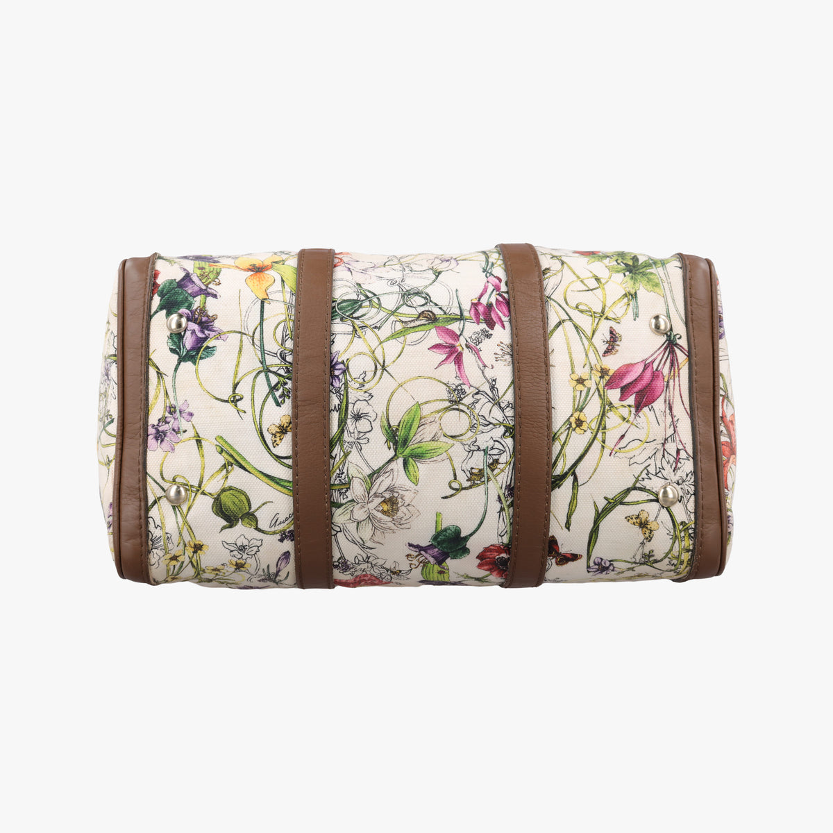 flora print Multicolour canvas×leather 247205 B013135401フローラプリント マルチカラー キャンバス×レザー 247205 B013135401