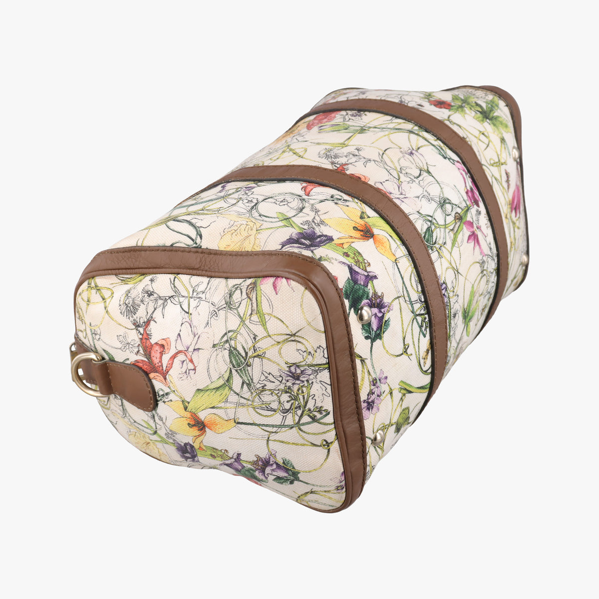 flora print Multicolour canvas×leather 247205 B013135401フローラプリント マルチカラー キャンバス×レザー 247205 B013135401