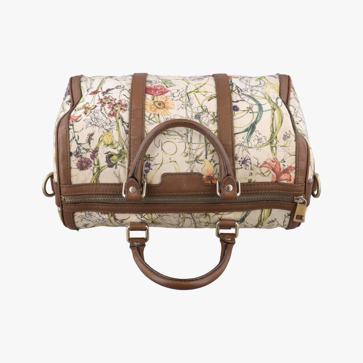 flora print Multicolour canvas×leather 247205 B013135401フローラプリント マルチカラー キャンバス×レザー 247205 B013135401