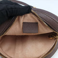 Ophidia Brown×beige PVC coated canvas×Leather 550618 C027693813オフィディア ブラウン×ベージュ PVCコーティングキャンバス×レザー 550618 C027693813