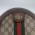 Ophidia Brown×beige PVC coated canvas×Leather 550618 C027693813オフィディア ブラウン×ベージュ PVCコーティングキャンバス×レザー 550618 C027693813