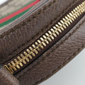 Ophidia Brown×beige PVC coated canvas×Leather 550618 C027693813オフィディア ブラウン×ベージュ PVCコーティングキャンバス×レザー 550618 C027693813
