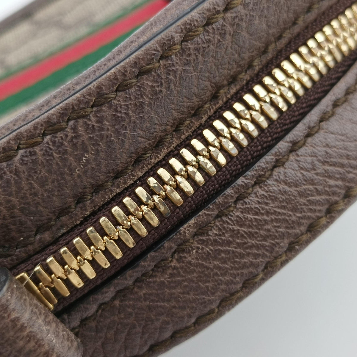 Ophidia Brown×beige PVC coated canvas×Leather 550618 C027693813オフィディア ブラウン×ベージュ PVCコーティングキャンバス×レザー 550618 C027693813