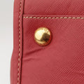 logo jacquard khaki×red Canvas × SAFFIANO Leather 194ロゴジャガード カーキ×レッド キャンバス×サフィアーノレザー 194