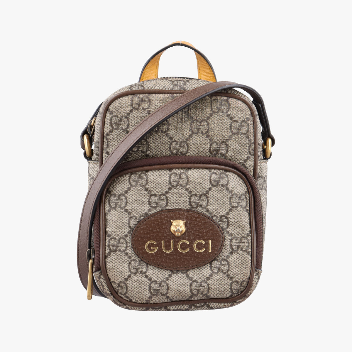 Neo Vintage Mini Beige×Brown PVC coated canvas 658556 ネオ ヴィンテージ ミニ ベージュ×ブラウン PVCコーティングキャンバス 658556
