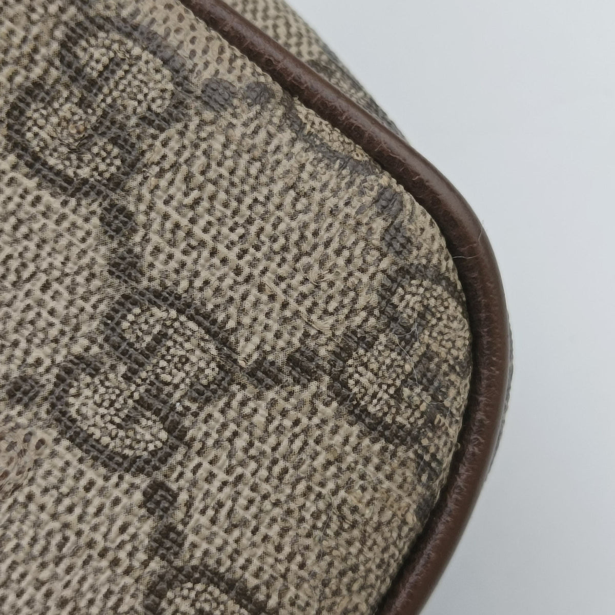 Neo Vintage Mini Beige×Brown PVC coated canvas 658556 ネオ ヴィンテージ ミニ ベージュ×ブラウン PVCコーティングキャンバス 658556