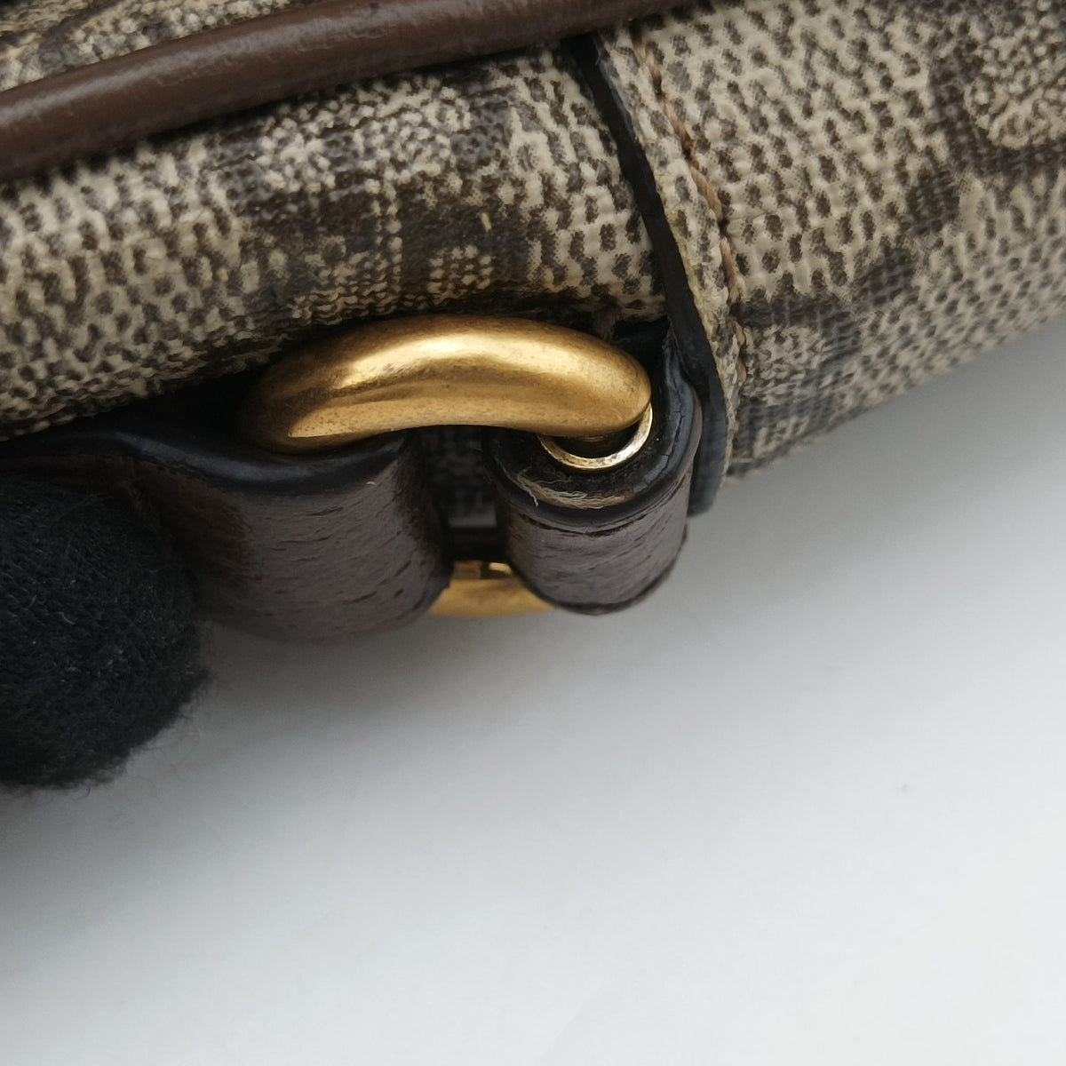 Neo Vintage Mini Beige×Brown PVC coated canvas 658556 ネオ ヴィンテージ ミニ ベージュ×ブラウン PVCコーティングキャンバス 658556