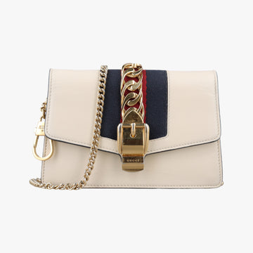 Sylvie White Leather 494646 シルヴィ ホワイト レザー 494646