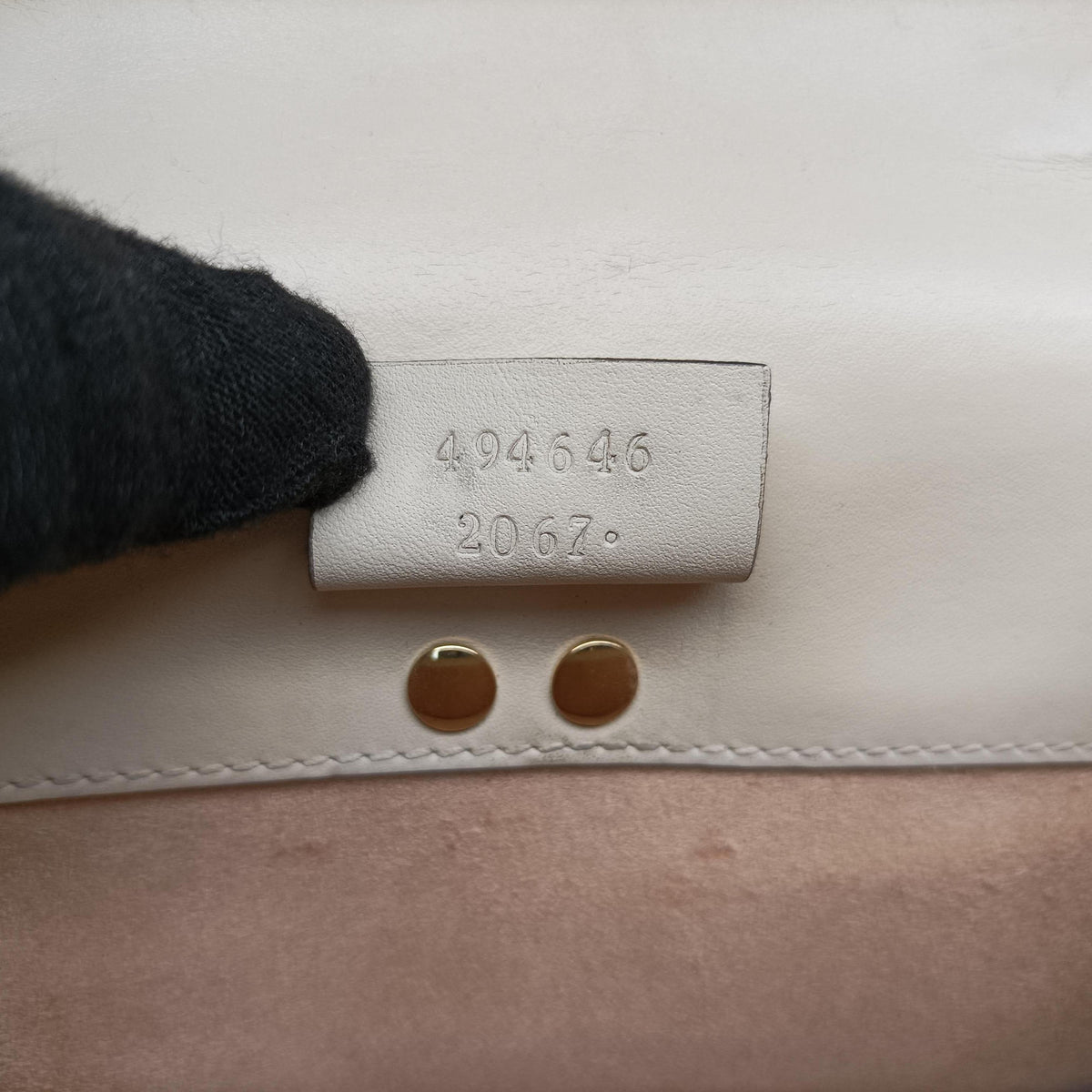 Sylvie White Leather 494646 シルヴィ ホワイト レザー 494646