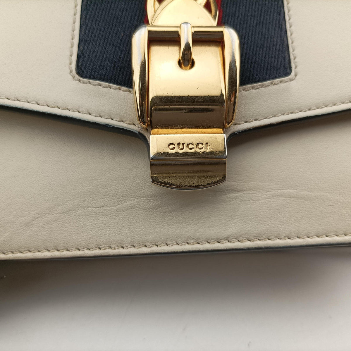Sylvie White Leather 494646 シルヴィ ホワイト レザー 494646