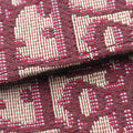 Saddle Burgundy jacquard × leather 05-RU-0119サドル ワインレッド ジャガード×レザー 05-RU-0119
