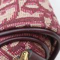 Saddle Burgundy jacquard × leather 05-RU-0119サドル ワインレッド ジャガード×レザー 05-RU-0119