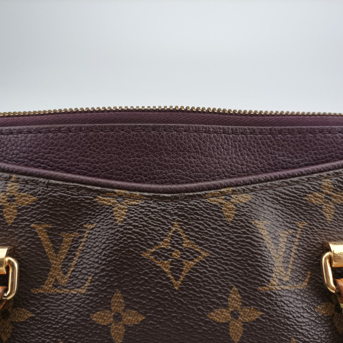 PALLAS brown×purple Monogram Canvas×calf leather M40908 SP4123パラス モノグラム/ブラウン×パープル モノグラムキャンバス×カーフレザー M40908 SP4123