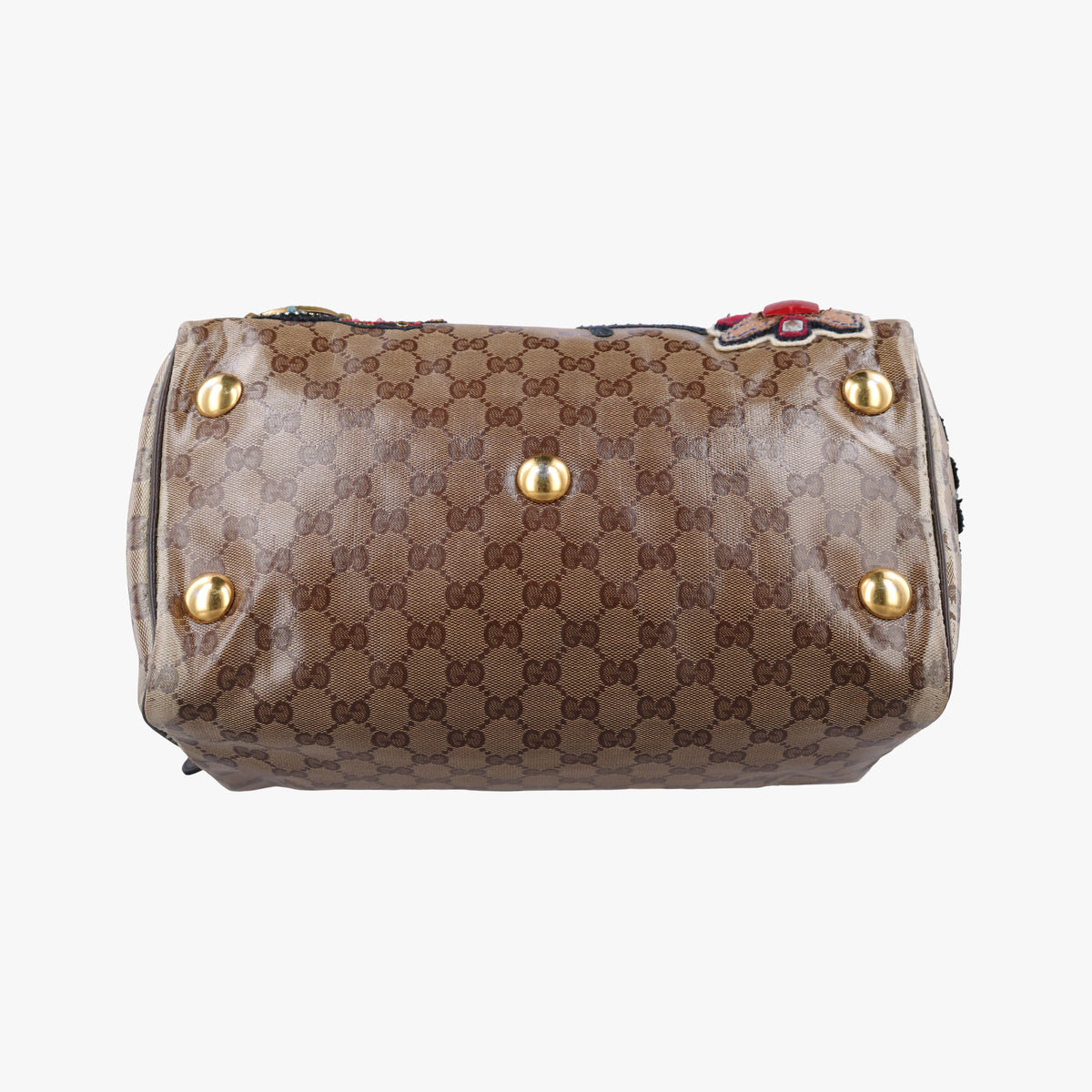 Babushka Multicolour PVC coated canvas×Leather 207775 D2795682バブーシュカ マルチカラー PVCコーティングキャンバス×レザー 207775 D2795682