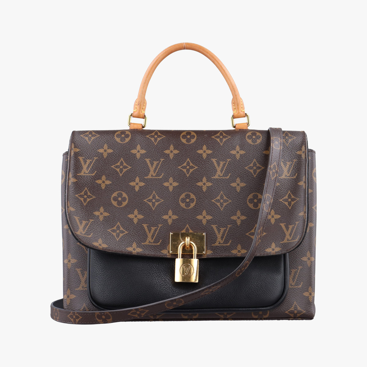 MARIGNAN brown×black Monogram Canvas×calf leather M44259 FL2168 IC Chipマリニャン モノグラム/ブラウン×ブラック モノグラムキャンバス×カーフレザー M44259 FL2168 ICチップ