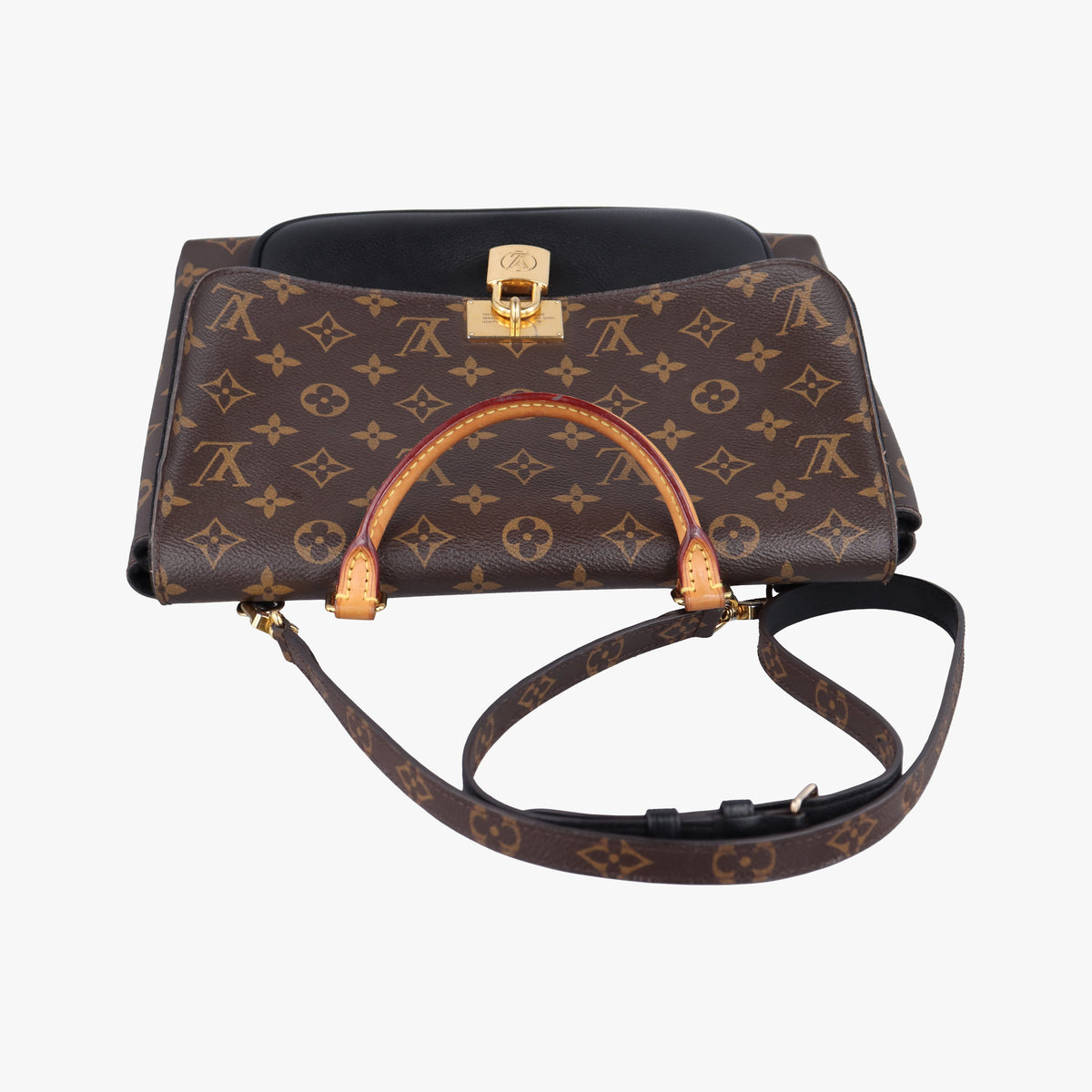 MARIGNAN brown×black Monogram Canvas×calf leather M44259 FL2168 IC Chipマリニャン モノグラム/ブラウン×ブラック モノグラムキャンバス×カーフレザー M44259 FL2168 ICチップ