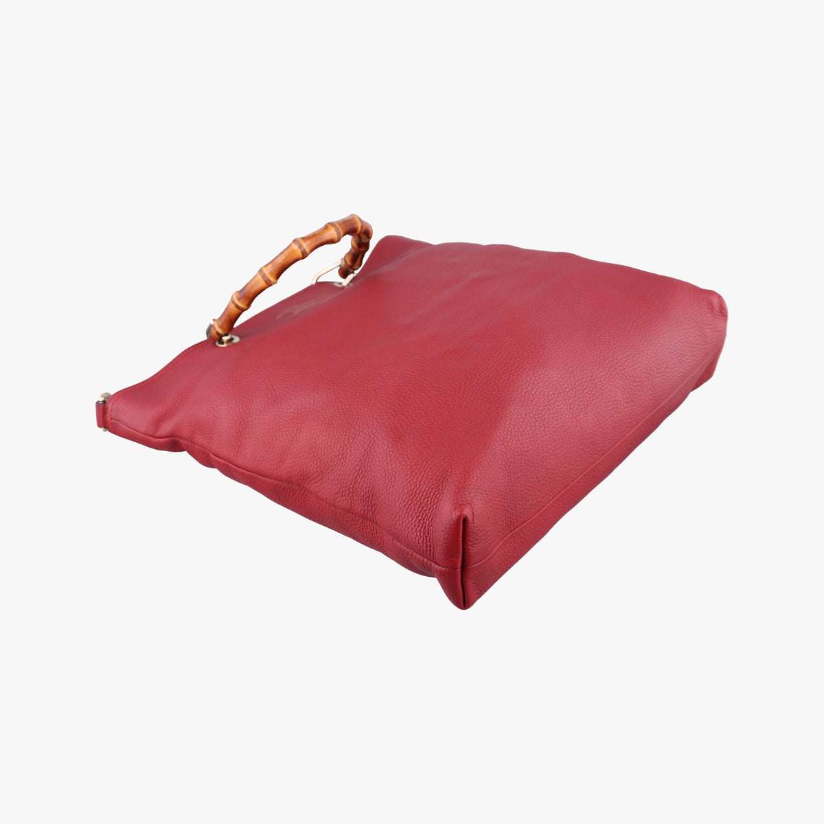 Bamboo Shopper Tote Red Leather 323663 G015221230バンブー ショッパー トート レッド レザー 323663 G015221230