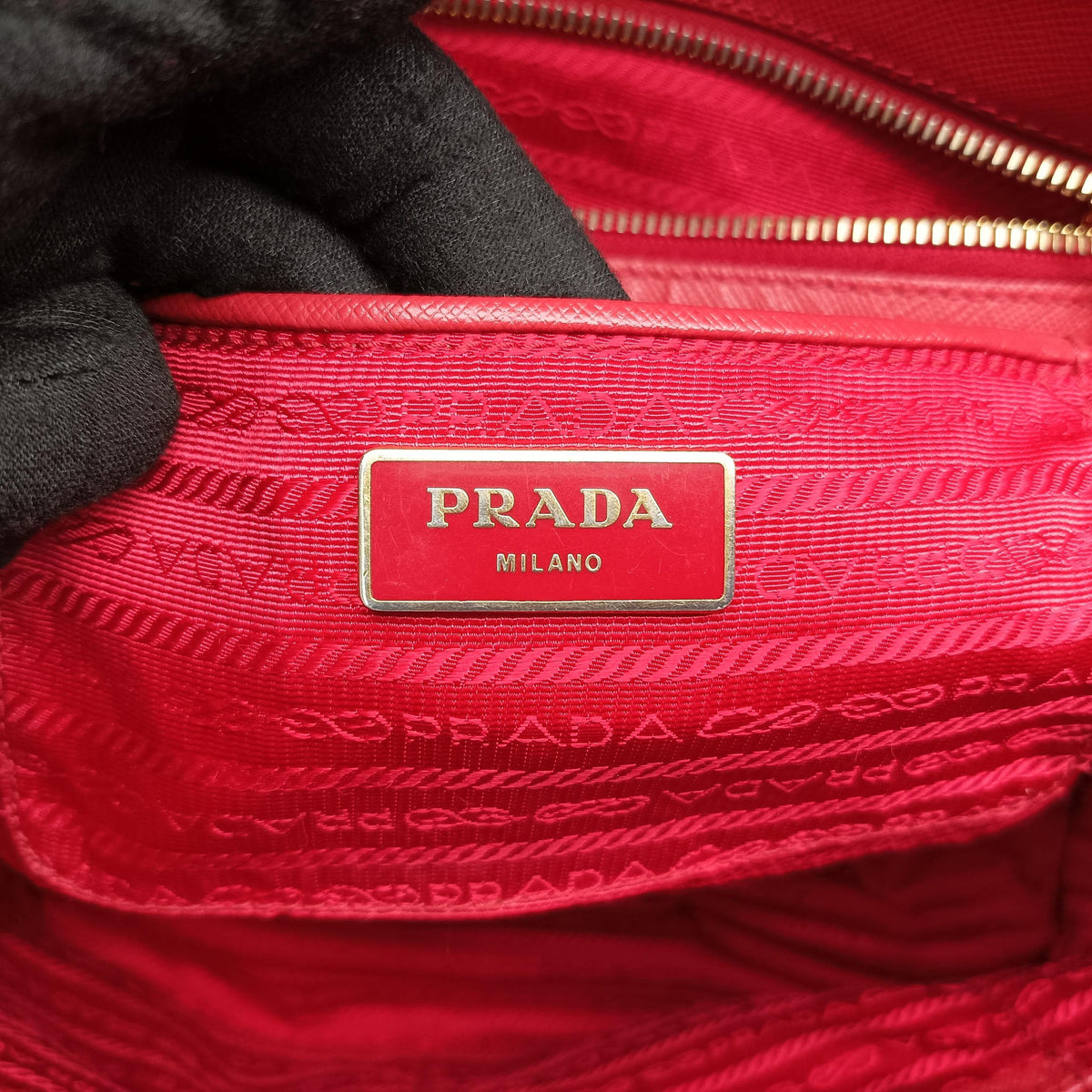 Galleria Red SAFFIANO Leather BN1844 7 8ガレリア レッド サフィアーノレザー BN1844 7 8