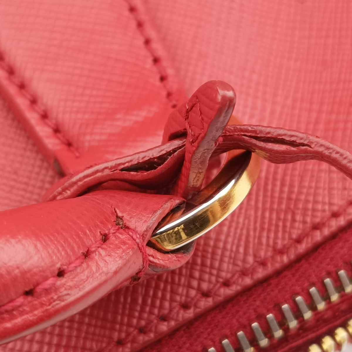 Galleria Red SAFFIANO Leather BN1844 7 8ガレリア レッド サフィアーノレザー BN1844 7 8