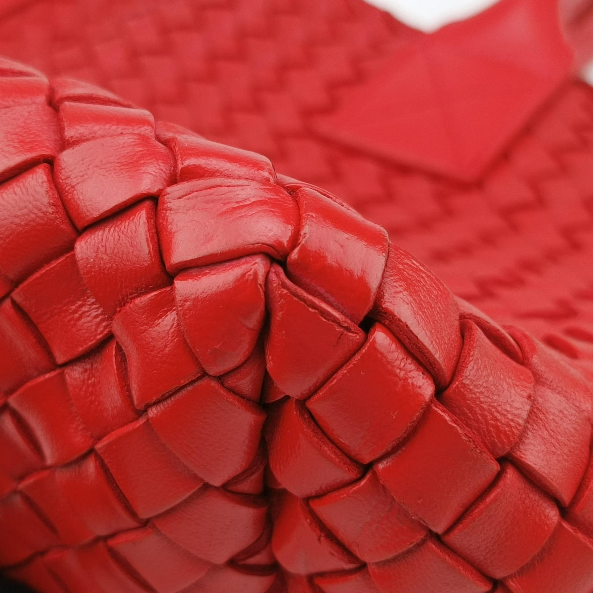 Cabat intrecciato Red lambskin 141498 V9131 6500カバッティントレッチャート レッド ラムスキン 141498 V9131 6500