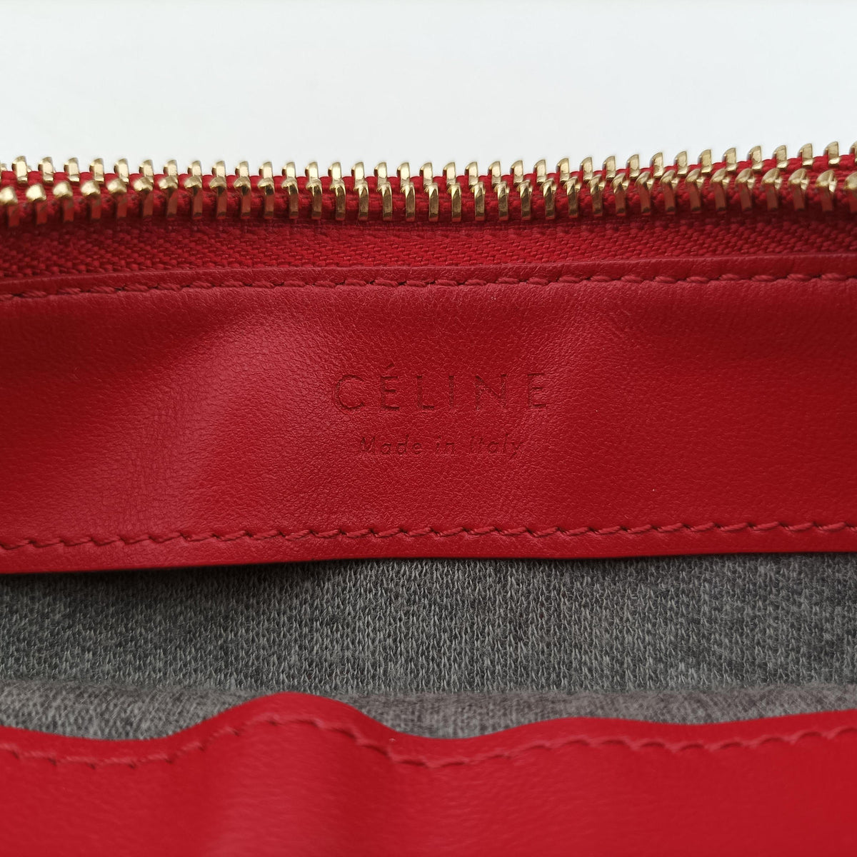 TRIO Red lambskin S-GA-4177トリオ レッド ラムスキン S-GA-4177