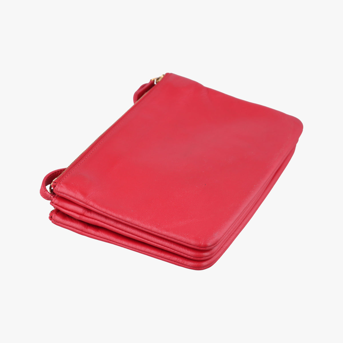 TRIO Red lambskin S-GA-4177トリオ レッド ラムスキン S-GA-4177