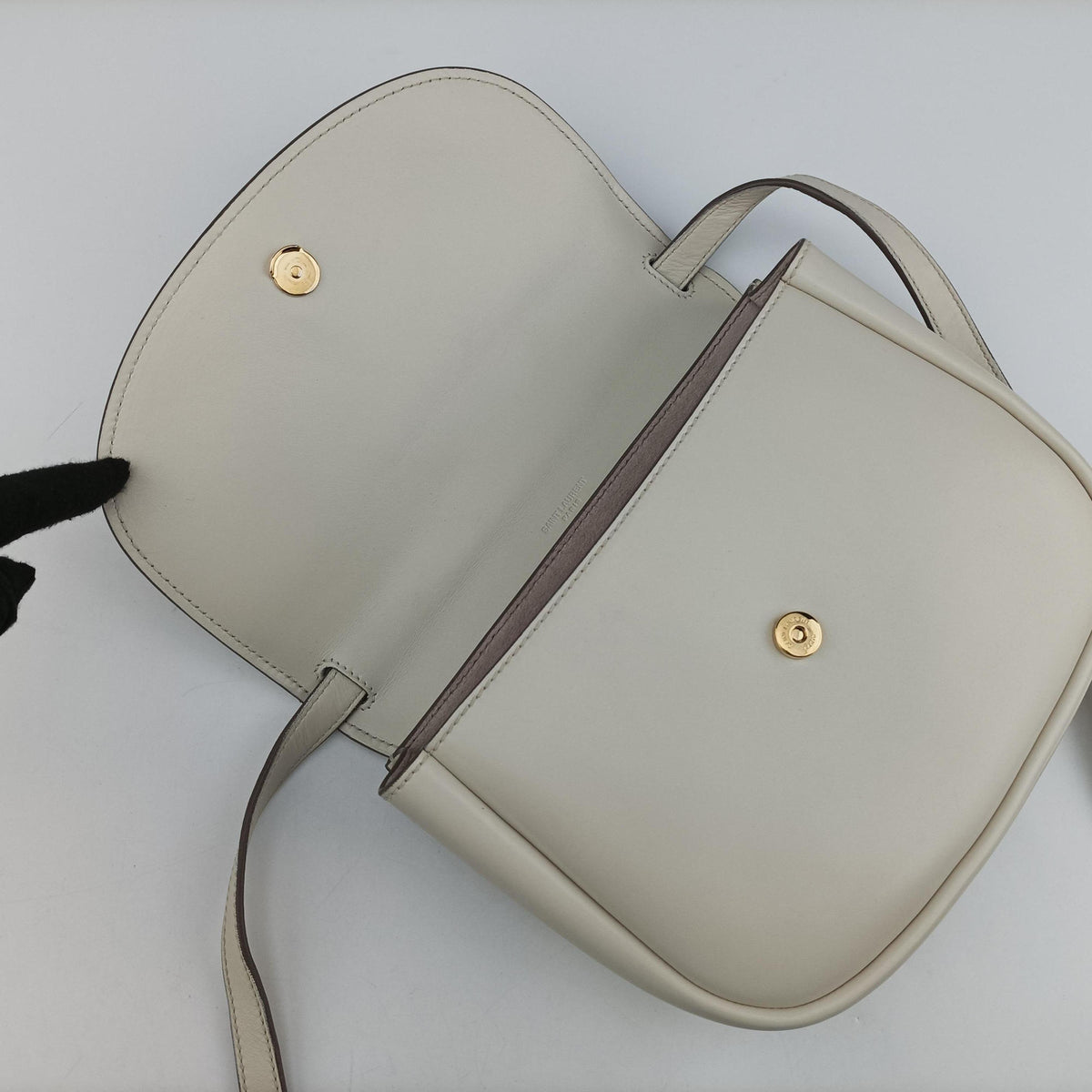KAIA White Leather 634818 GLT634818.0421カイア ホワイト レザー 634818 GLT634818.0421