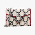 Dionysus Ivory × Red × Black Tweed×Leather 401231 ディオニュソス アイボリー × レッド × ブラック ツイード×レザー 401231