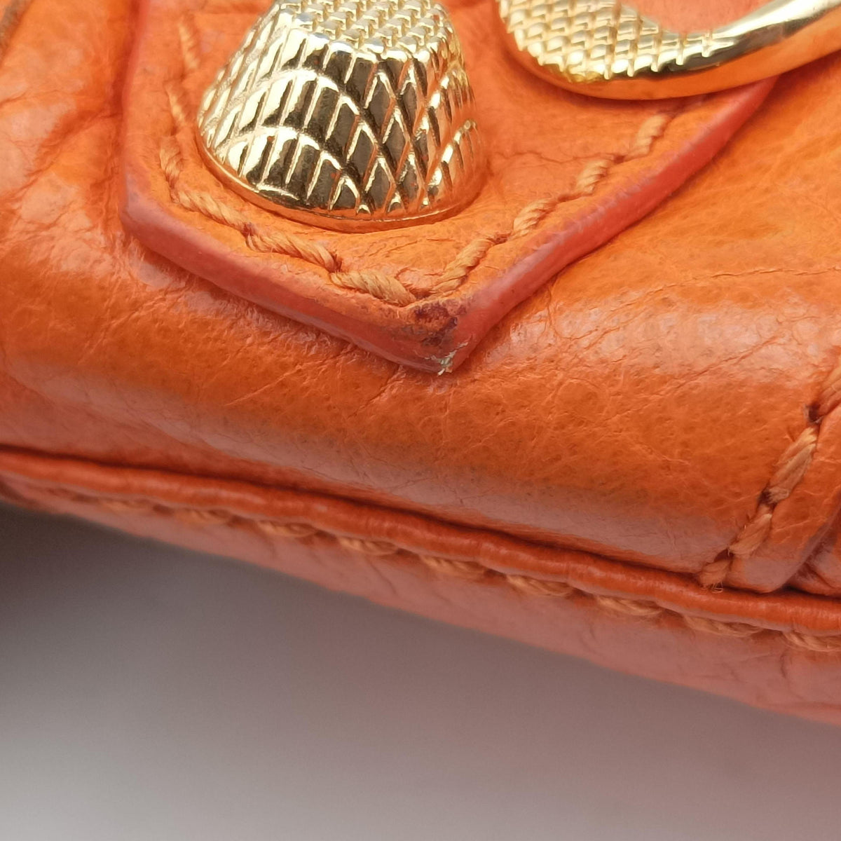Classic City Orange lambskin 309544.7510 J.527276クラシック シティ オレンジ ラムスキン 309544.7510 J.527276