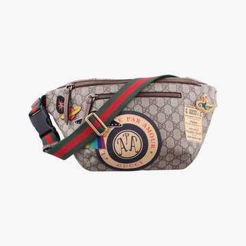 GG Supreme Courrier Brown PVC coated canvas 529711 B026612158GGスプリーム クーリエ UFOワッペン ブラウン PVCコーティングキャンバス 529711 B026612158