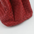 Roma Intrecciato Red lambskin B07424966Uローマ イントレチャート レッド ラムスキン B07424966U