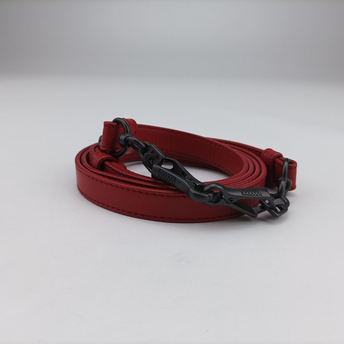 Roma Intrecciato Red lambskin B07424966Uローマ イントレチャート レッド ラムスキン B07424966U