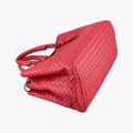Roma Intrecciato Red lambskin B07424966Uローマ イントレチャート レッド ラムスキン B07424966U