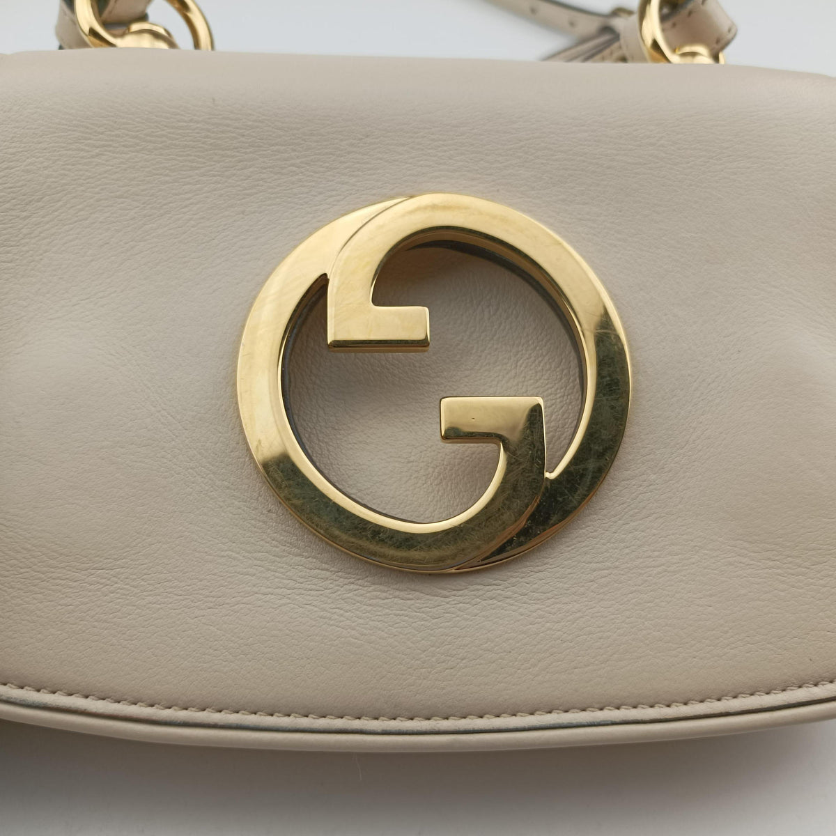 Blondie mini White Leather 698643 H0383889352ブロンディ ミニ ホワイト レザー 698643 H0383889352