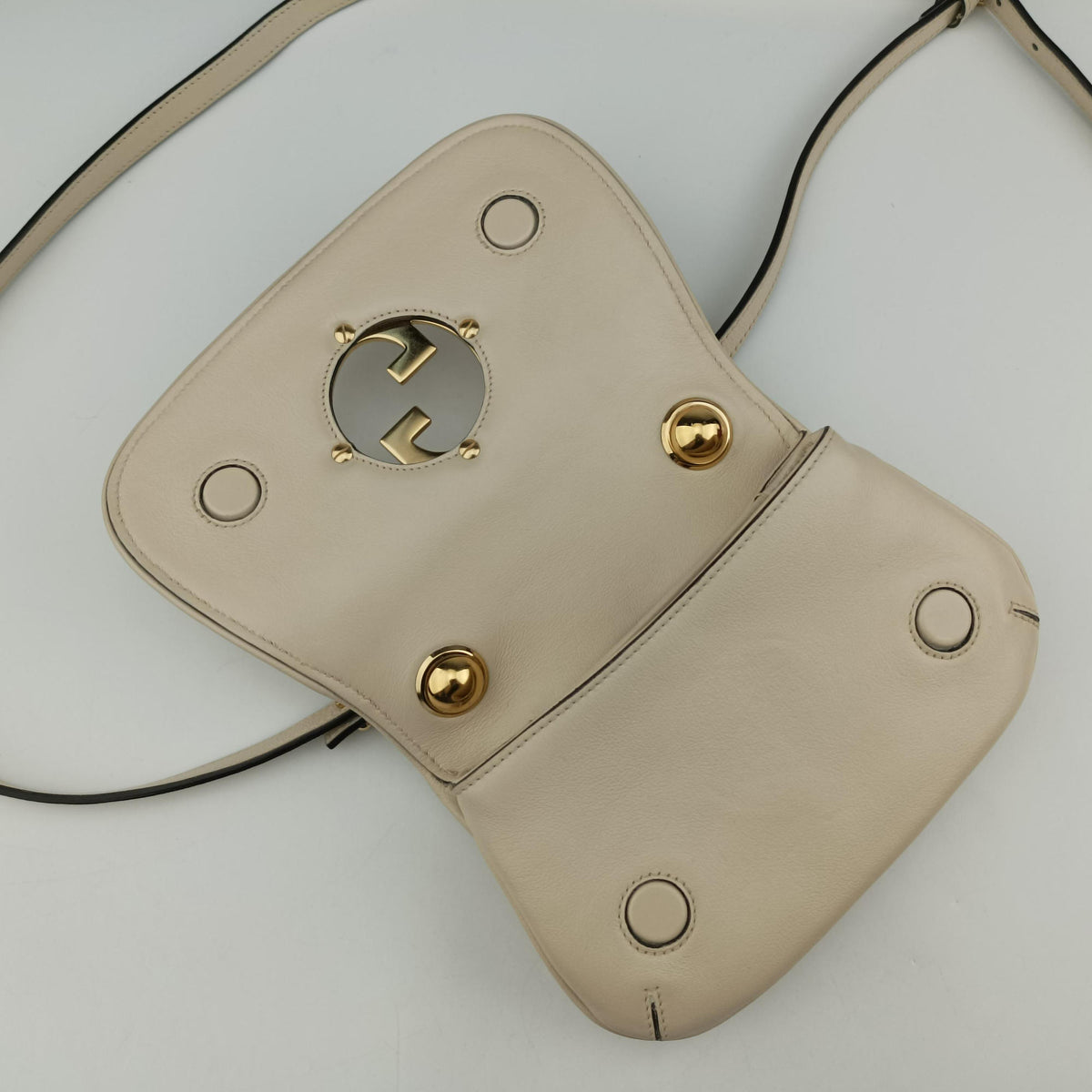 Blondie mini White Leather 698643 H0383889352ブロンディ ミニ ホワイト レザー 698643 H0383889352