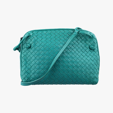 NODINI Intrecciato Green lambskin B05234791Aノディーニ イントレチャート グリーン ラムスキン B05234791A