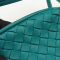 NODINI Intrecciato Green lambskin B05234791Aノディーニ イントレチャート グリーン ラムスキン B05234791A
