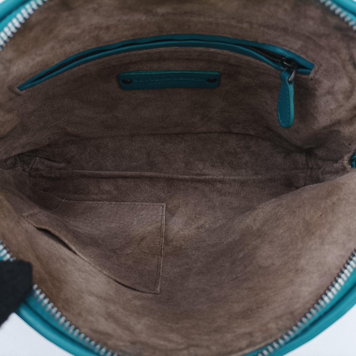 NODINI Intrecciato Green lambskin B05234791Aノディーニ イントレチャート グリーン ラムスキン B05234791A